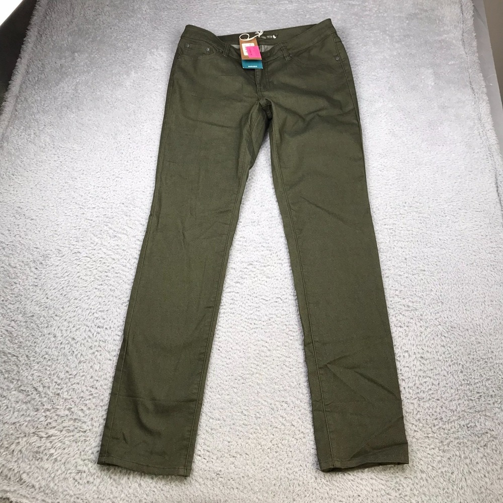 PrAna Kara Jeans Womens 10/30 Green Stretch Organic Cotton Pants NEW NWT